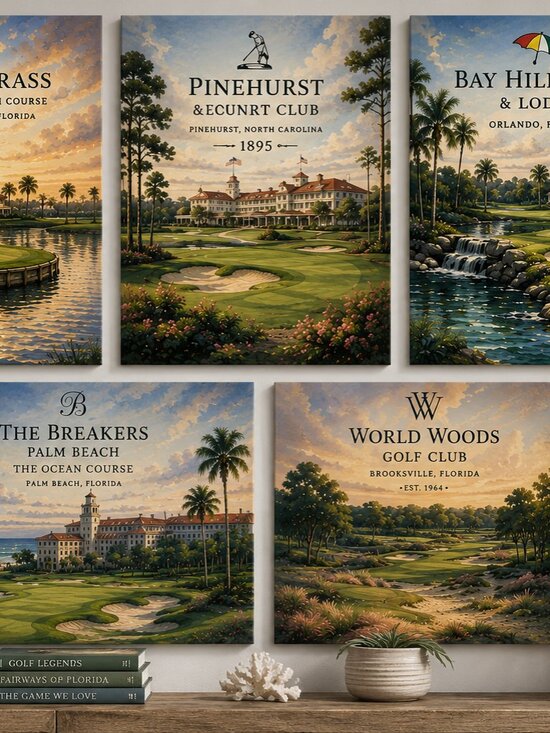Elevara Studios Other - Introducing the Golf Legends Collection by Elevara Studio!